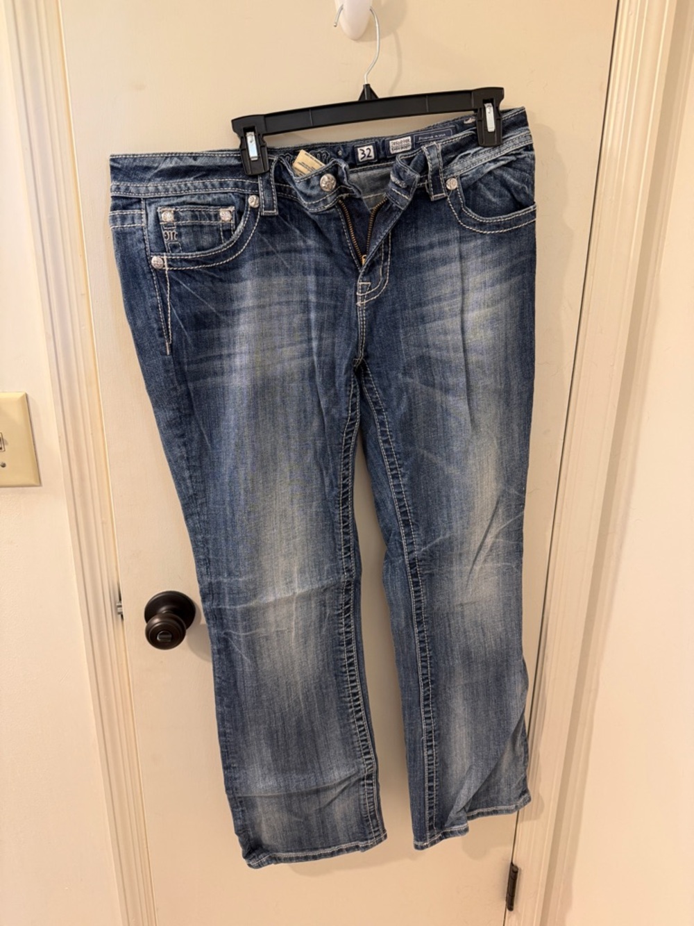 Miss Me Blue Washed Boot Cut Jeans